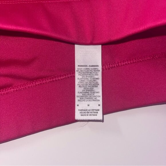 Nike Sports Bra Women’s Size Medium Pink Magenta‎ Swoosh Logo Racerback - Picture 6 of 6